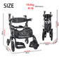 Power Assist Electric Folding Rollator Walker with Seat