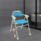 Height Adjustable Folding Shower Chair for Seniors – Heavy-Duty Bath Seat with Armrests & Backrest