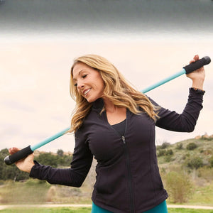 2-Pack Weighted Walking Poles – 1.2 lb Nordic Walking & Fitness Trekking Sticks with Ergonomic Grips
