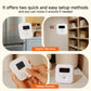 Solar Motion Sensor Night Light, 3000K Warm White, Magnetic Wall Mount or Tabletop, Indoor