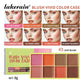 8-Color Cream Blush & Highlighter Palette, Natural Shades, Long-Lasting Waterproof Face Makeup