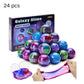 24-Pack Galaxy Slime Balls, Stretchy Non-Sticky Slime Party Favors & Classroom Rewards