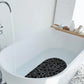 Oval Pebble PVC Bathtub Mat 36x69cm, Non-Slip Shower Mat with Suction Cups & Drainage Holes for Bathroom