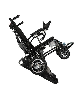 Lightweight Folding Electric Wheelchair for Adults Stair Lift Climbing & Rehabilitation Therapy Supplies