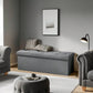 Foldable Storage Ottoman Bench with Padded Seat, 660 lb Capacity End-of-Bed Storage Chest & Footrest for Bedroom, Grey