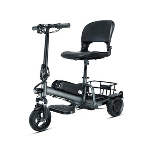 Ultra-Light Foldable 4-Wheel Electric Mobility Scooter – 250W, 12.4-Mile Range, 265 lbs Capacity