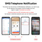 Smart SOS Panic Button – 130dB Sound & Light Alarm with WiFi App Notifications