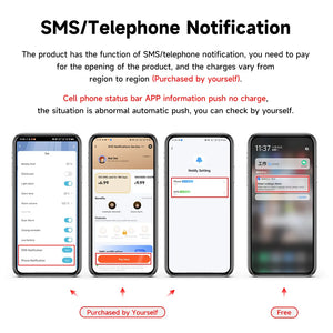 Smart SOS Panic Button – 130dB Sound & Light Alarm with WiFi App Notifications