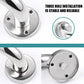 Stainless Steel Bathroom Grab Bar – 30/40/50cm Shower Safety Handrail & Towel Rack
