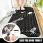 Extra Large Non-Slip Bathtub & Shower Mat 40x16 Inch, PVC Bath Mat with Suction Cups & Drain Holes, Machine Washable