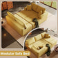7-Seater U-Shaped Cloud Sectional Sofa – Oversized Deep Seat Couch with Double Chaise & Sleeper Section, No Assembly Required