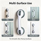 No-Drill Suction Shower Grab Bar – Non-Slip Bathroom Safety Support Handle