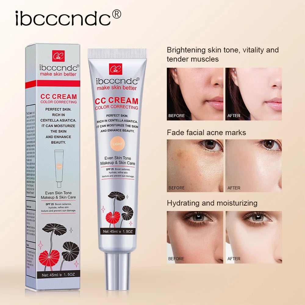 Color-Correcting CC Cream SPF 25, Moisturizing Foundation & Concealer, Natural Finish