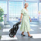 17.7" Lightweight Foldable Manual Wheelchair – Portable Transport Chair for Adults & Narrow Doorways