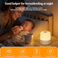 Rechargeable RGB Bedside Lamp, 13 Colors, 5 Brightness Levels, Touch and Remote Control