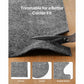 10 x 14 ft Non-Slip Rug Pad, Dual-Surface Felt Cushion & Rubber Gripper for Hardwood Floor Protection and Area Rugs