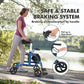 All-Terrain Rollator Walker with Seat – Foldable Aluminum Walker with Backrest & Adjustable Height