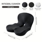 Contoured Ergonomic Lumbar Support Seat Cushion – Soft Pressure Relief Chair Pad with Washable Cover for Office, Home & Long Sitting