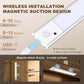 2-Pack 12-Inch LED Under Cabinet Lights with Motion Sensor, USB-C Rechargeable, Magnetic Wireless Mount & 3 Color Temperatures