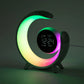 Table Lamp with 360° Immersive Sound, 22 x 6.5 x 22.5 cm, Bedside Night Light for Bedroom and Home Office