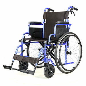 Lightweight Folding Manual Wheelchair with Slope Armrests