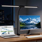 15.75-Inch LED Desk Lamp with Clamp, 100 LEDs, Stepless Dimming, Flexible Gooseneck, USB Powered Task Light