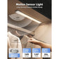 6-Pack 11.8-Inch LED Under Cabinet Lights with Motion Sensor, 1100mAh Rechargeable Battery, Charging Station & 3 Color Temperatures