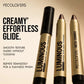 8-Piece Dual-Ended Metallic Eyeshadow Stick Set, Waterproof Blendable Eye Makeup and Highlighter Pencils
