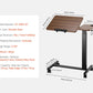 Height & Angle Adjustable Overbed Table with Swivel Casters, Mobile Rolling Bedside Laptop Desk for Home & Office