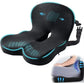 L-Shaped Memory Foam Seat Cushion with Lumbar & Tailbone Support, Adjustable Strap for Office Chair, Car & Truck