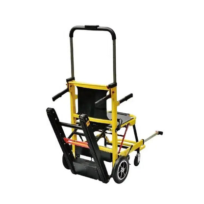 LGM-09 Foldable Electric Stair Climbing Transport Chair – 24V Powered Crawler System, 353 lb Capacity