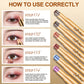 3-in-1 Cream Eyeshadow Stick, Glitter & Shimmer Finish, Long-Lasting Eye Makeup, 3.5g