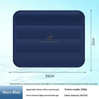 Cooling Gel Seat Cushion, Ergonomic Chair Pad for Office, Computer Desk, Car & Driver Seat, Long Sitting Comfort Support