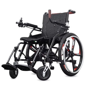 Portable Folding 2-in-1 Manual and Electric Wheelchair