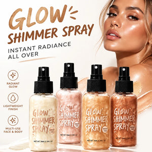 Liquid Highlighter Spray, Dewy Shimmer Face Mist for a Radiant Finish, 76ml, 4 Shades Available