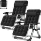 Set of 2 Zero Gravity Outdoor Lounge Chairs – Adjustable Reclining Patio Chairs with Cushions, Headrests & Cup Holders
