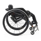 Carbon Fiber Sports Wheelchair with Foldable Backrest and Quick Release Wheels