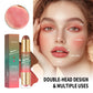 Double-Ended Blush and Bronzer Stick, Moisturizing Buildable Color, Natural Finish Face Makeup