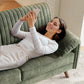 64.5-Inch Modern Chenille Loveseat Sofa – 2-Seater Small Space Couch with High Legs for Living Room & Apartment, Green