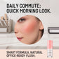 Liquid Foundation & Blush Set, Natural Finish, Moisturizing, Water-Resistant & Long-Lasting
