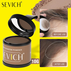 Hairline and Root Cover-Up Powder, 10 g, Waterproof Hair Concealer, 5 Shades