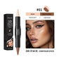 Dual-Ended Contour and Highlighter Stick, Blendable Waterproof Face Makeup for Cheek and Nose Definition