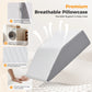 7-Inch Foam Bed Wedge Pillow for Sleeping, Neck & Back Support, Ventilated Cooling Standard Size Pillow