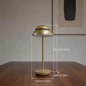 Rechargeable LED Table Lamp, Touch Control, Stepless Dimming, Anti-Glare Light, Non-Slip Base, Nordic Minimalist Design