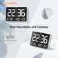 11-Inch LED Digital Alarm Clock with Large Display, Date, Day, Temperature & Humidity, Dual Alarms, Wall & Tabletop