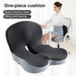 Memory Foam All-in-One Seat & Back Cushion – Ergonomic Integrated Support Pad with Non-Slip Base for Office Chair, Car & Home