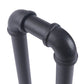 Matte Black U-Shaped Stair Handrail – Non-Slip Safety Support Railing, 33.5" Height, 110 lbs Capacity