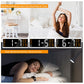 LED Digital Wall Clock with RGB Night Light, Temperature Display, Dual Alarms & Countdown Timer, 12/24 Hour