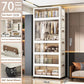Large Foldable Storage Cabinet, Multi-Size Multifunctional Organizer with Folding Design for Bedroom, Home & Office