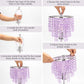 Crystal Bedside Table Lamp with 3-Way Touch Dimming and Dual USB Charging Ports
